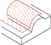 Microperforated automobile absorber