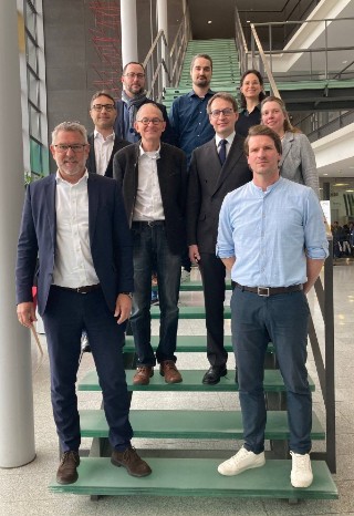 Projekttreffen mit der Firma msg for banking ag und der BÜSCHL Unternehmensgruppe