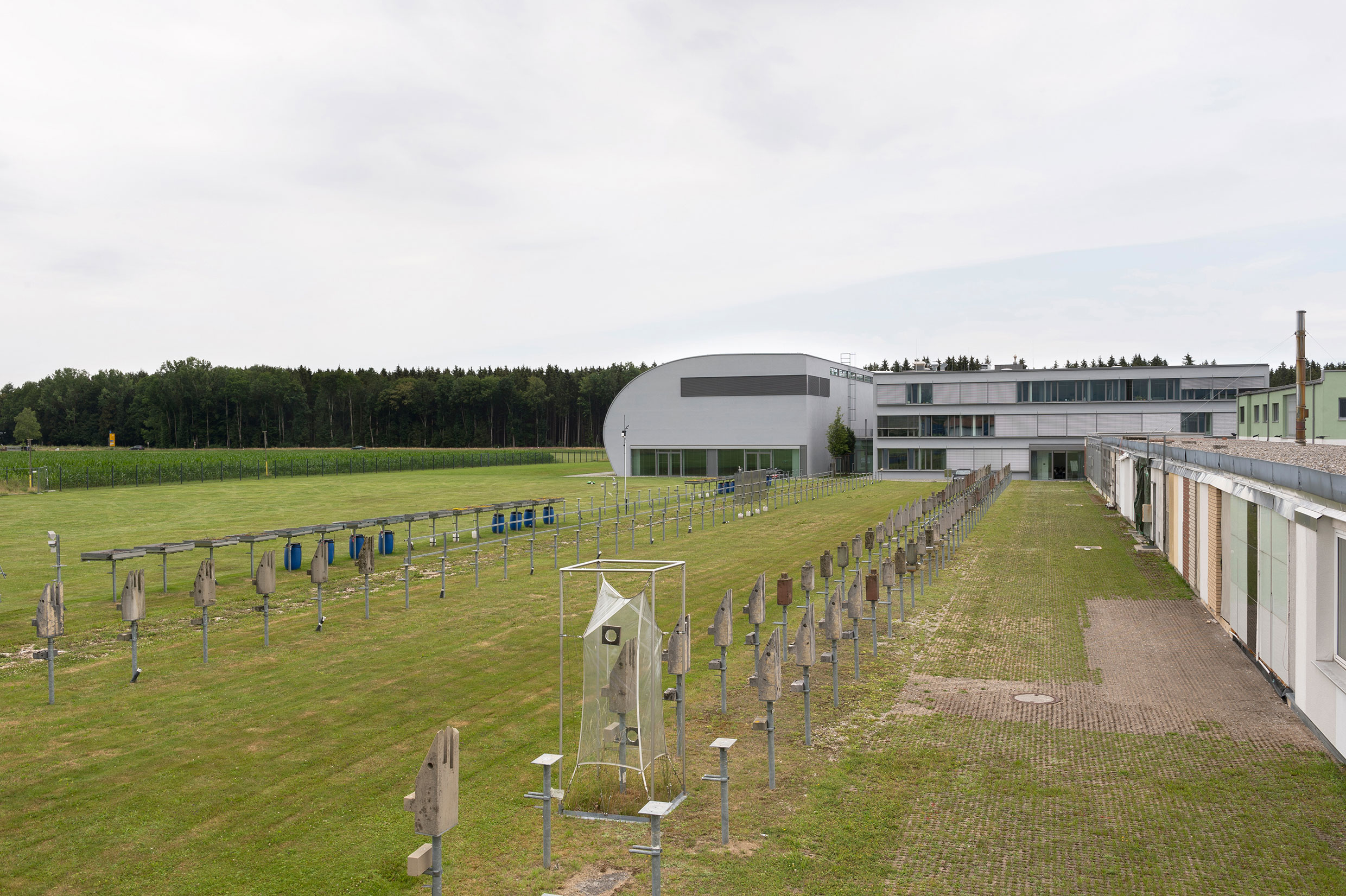 Freilandgelände des Fraunhofer IBP in Holzkirchen