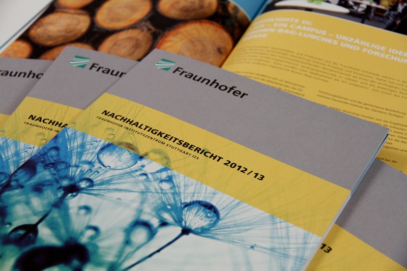 Abbildung des Nachhaltigkeitsberichtes 2012/2013.