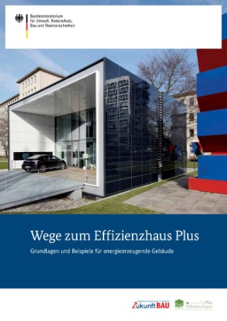 Abbildung der Broschüre Wege zum Effizienzhaus-Plus.
