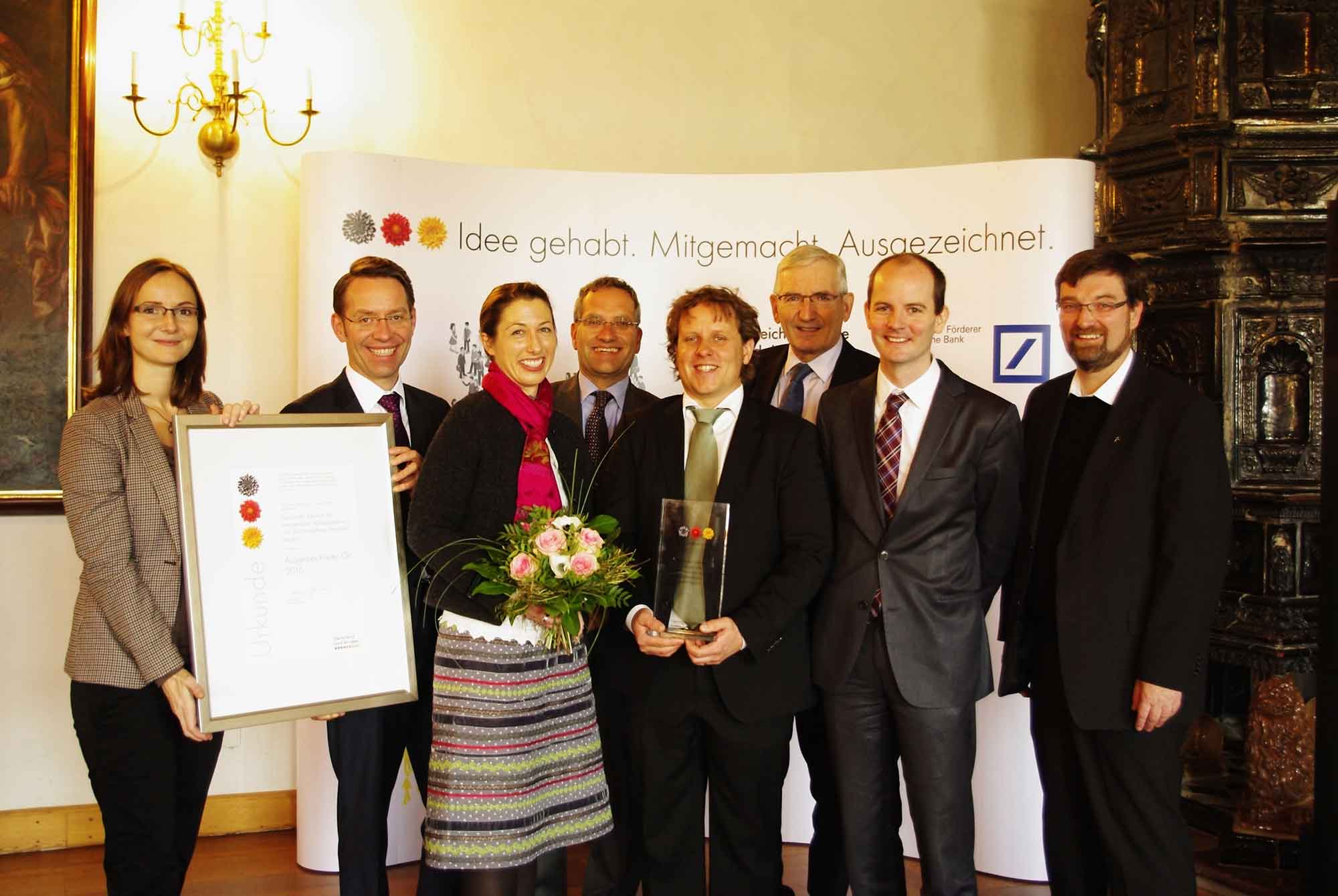 Land der Ideen Das Fraunhofer-Zentrum Benediktbeuern wird ausgezeichnet.