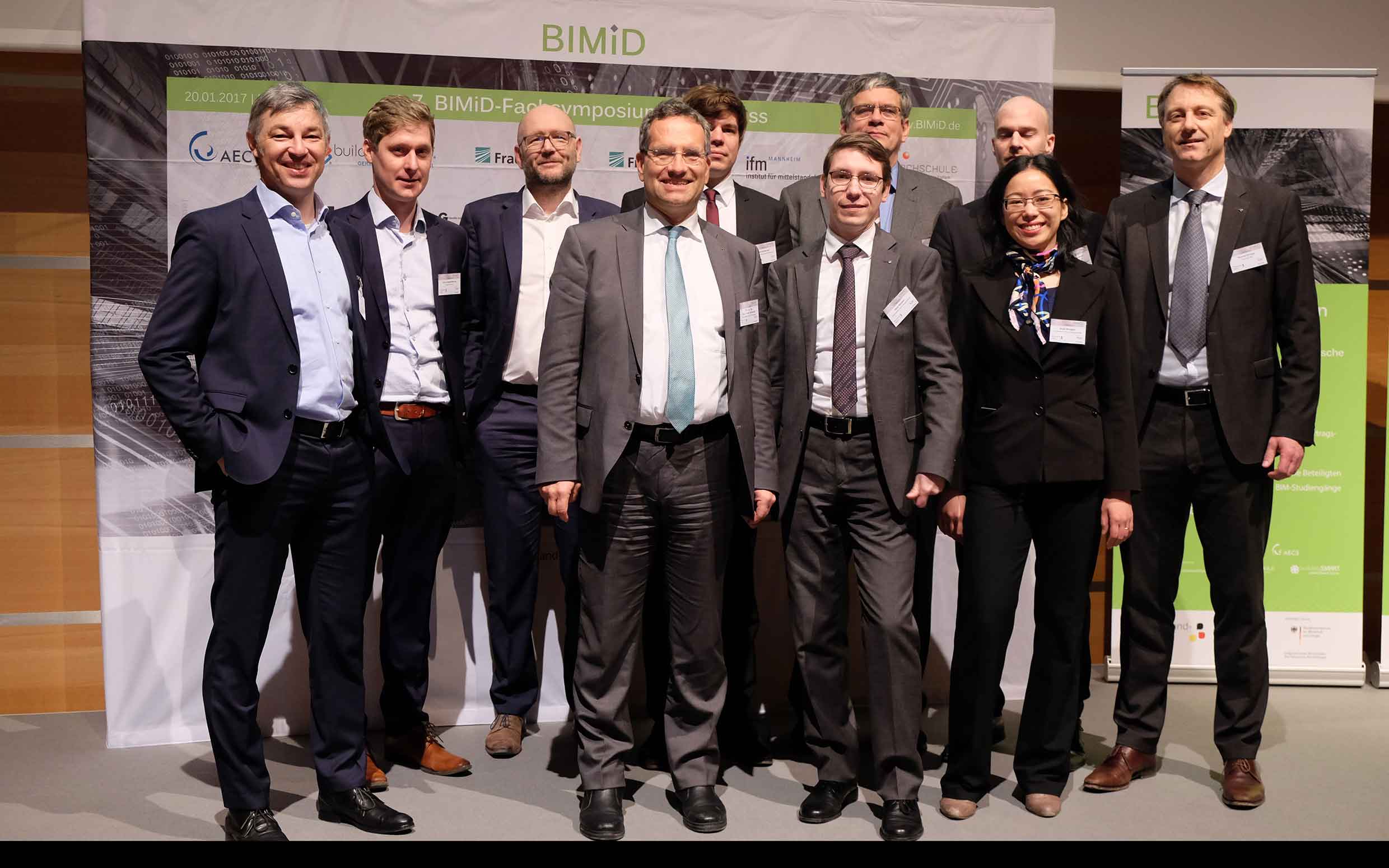 Die BIMiD-Projektpartner beim abschließenden Fachsymposium.