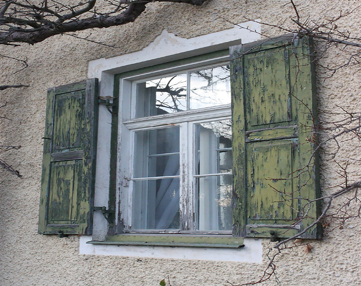 Kastenfenster in Wessling Historisches Kastenfenster