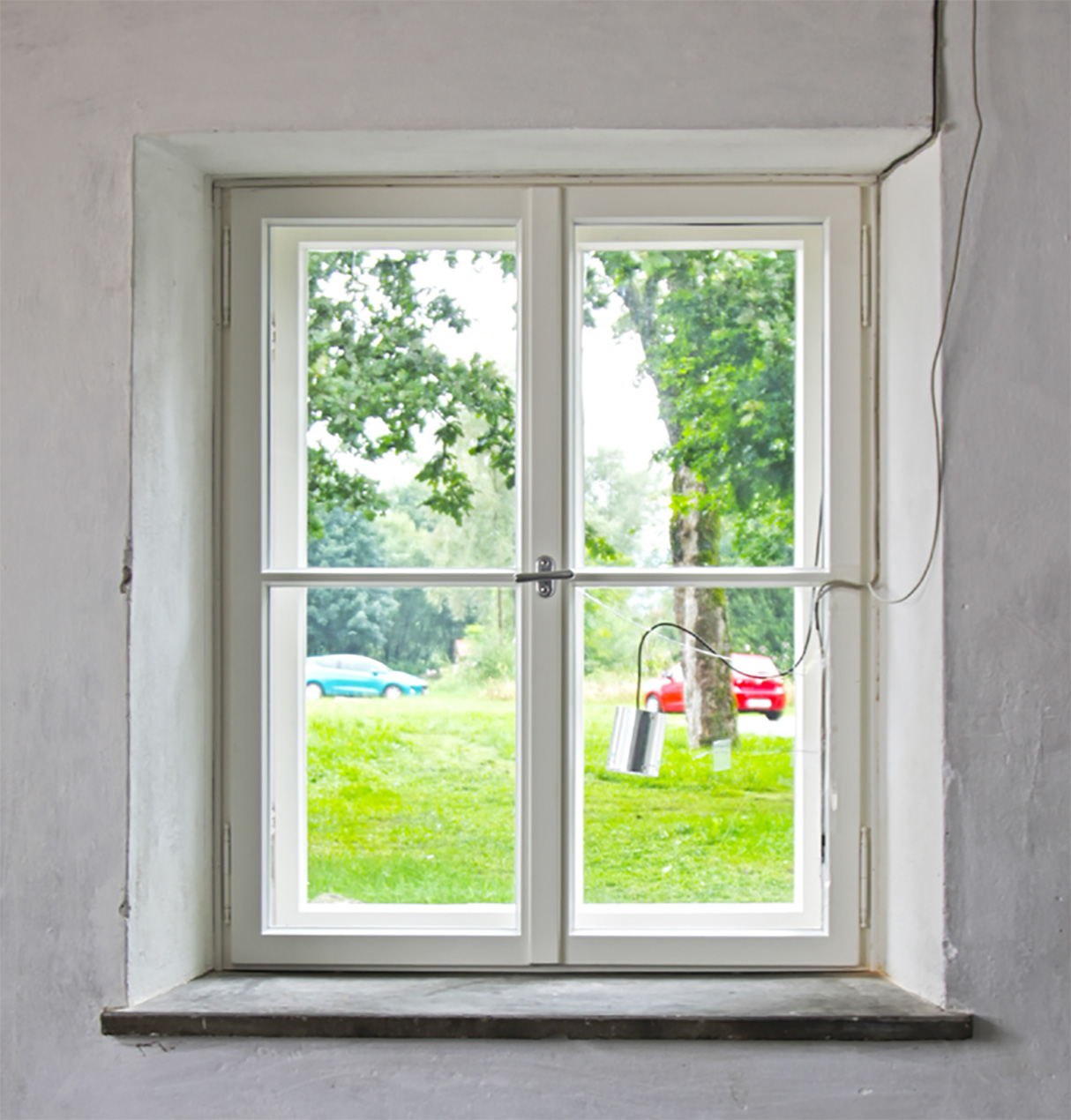 Nachträglich eingebautes Kastenfenster