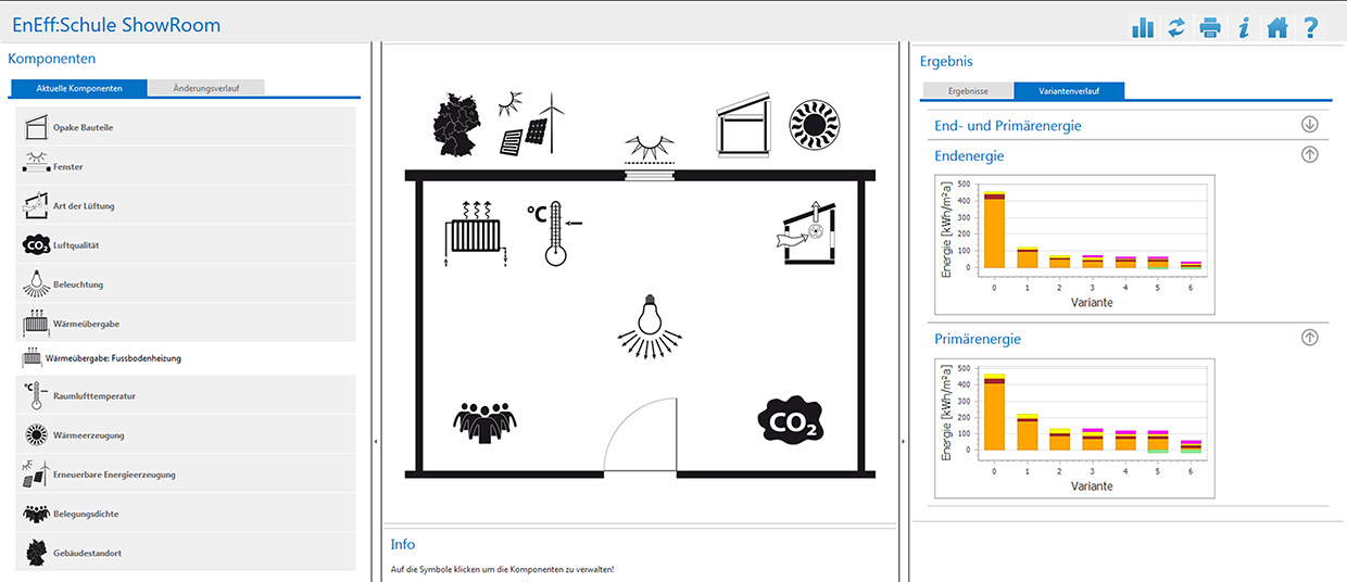 Rechenmodell-Tool »Showroom« 