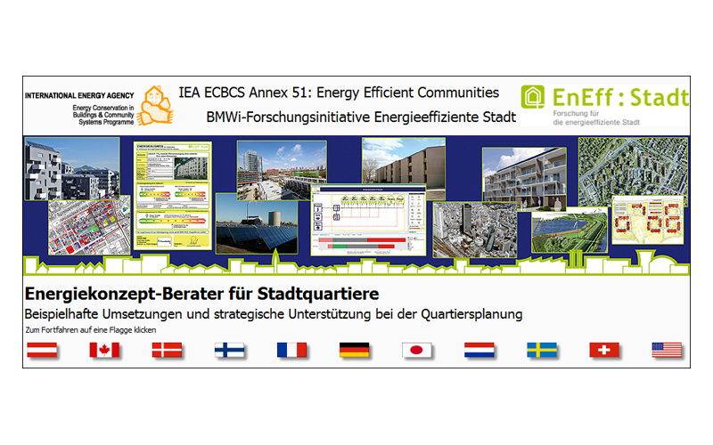 Web-Tool »ECA-Quartier« - Startseite