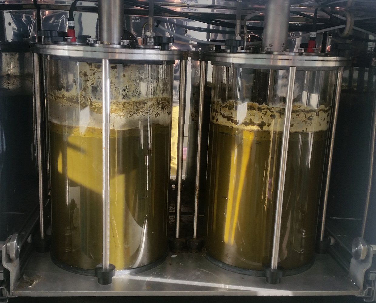 Sensoren am Laborfermenter Sensoren am Laborfermenter