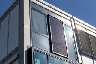 Außenansicht der EE-Modulfassade