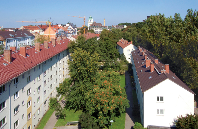 Lilienhof München vor der Sanierung