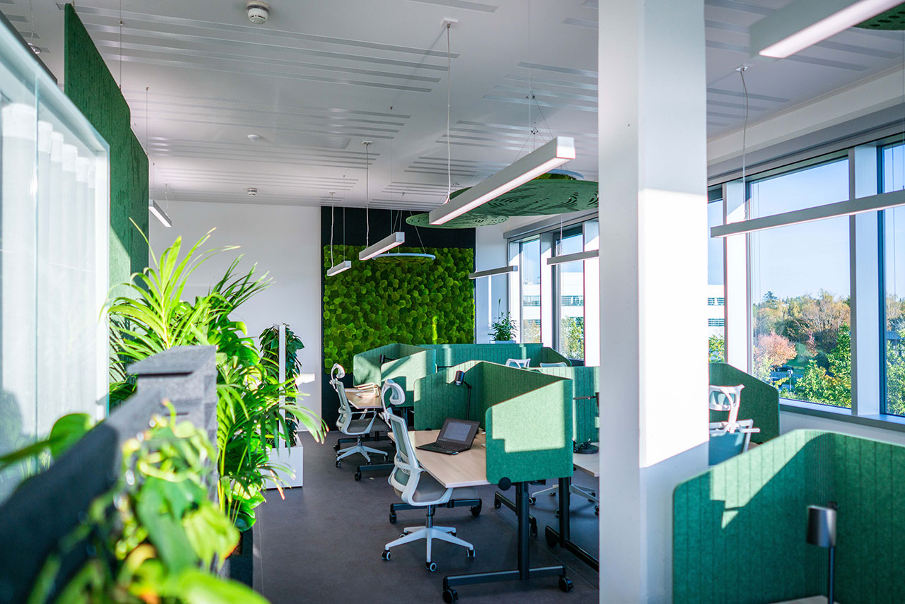 Blick in den SynergySpace am Fraunhofer IBP