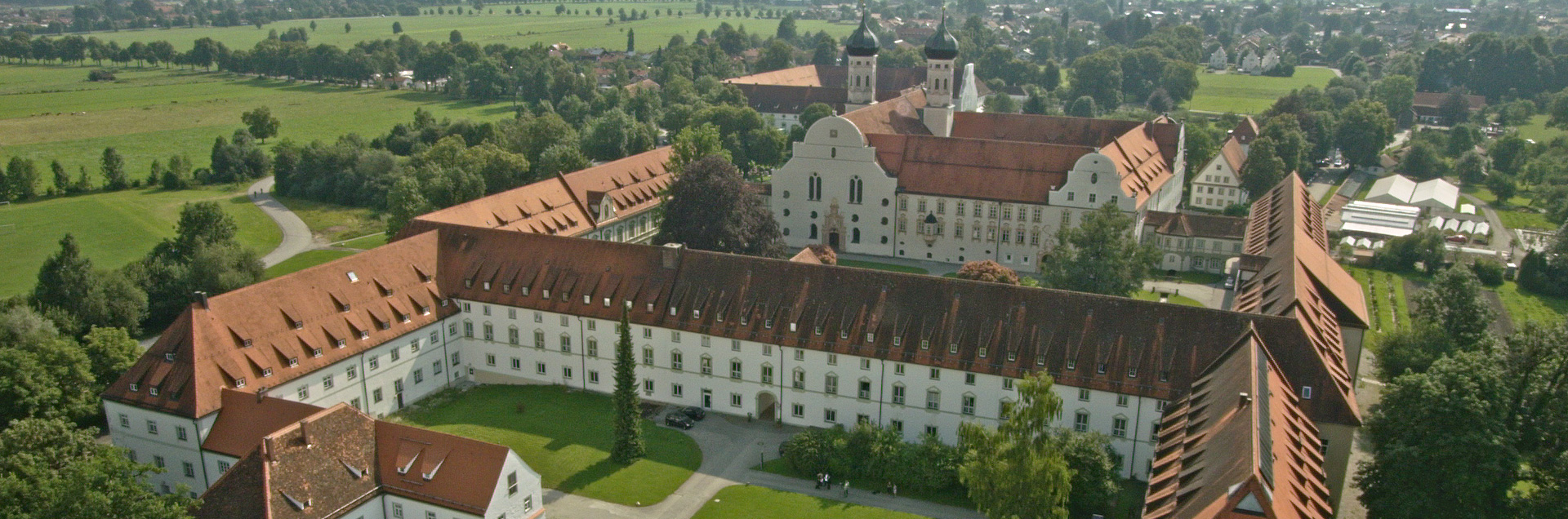 Luftaufnahme Kloster Benediktbeuern