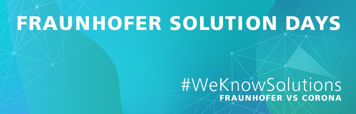 Banner Fraunhofer Solution Days Banner Fraunhofer Solution Days