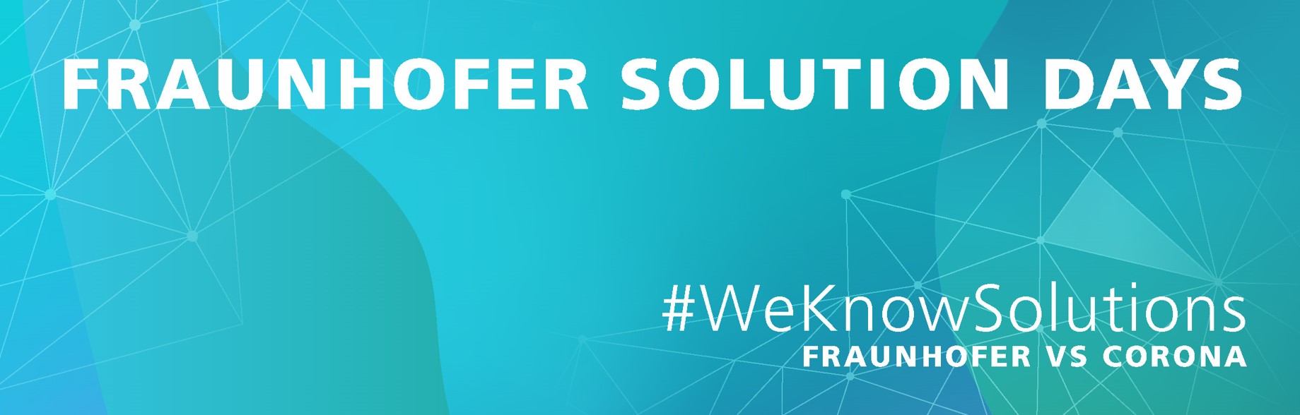 Banner Fraunhofer Solution Days