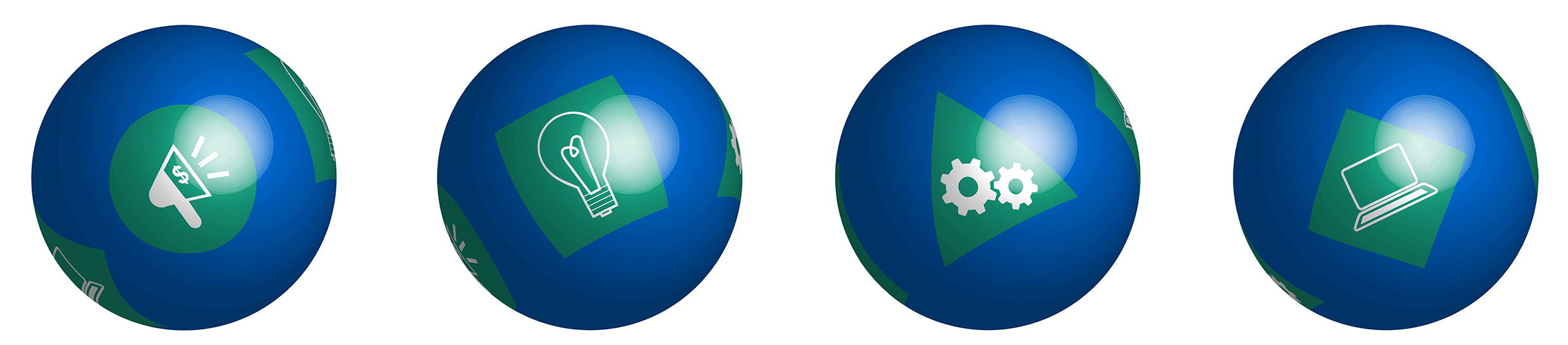 The world of mass personalization with its “four continents”