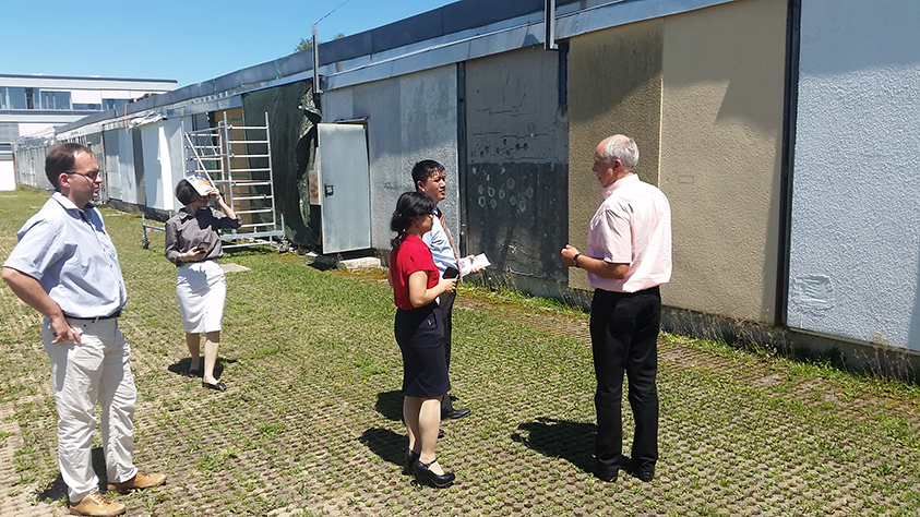 Open-air test facility in Holzkirchen