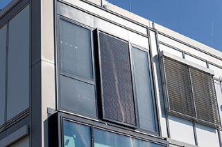Exterior view of the EE module façade