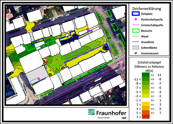 Differential noise map 