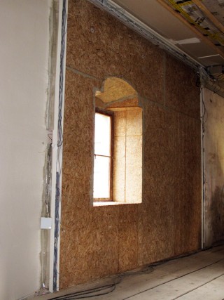Typhaboard for interior insulation