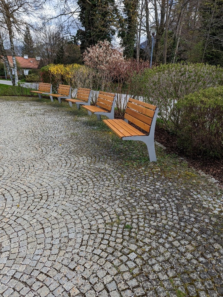 Versuchsfläche vor der Neuverfugung