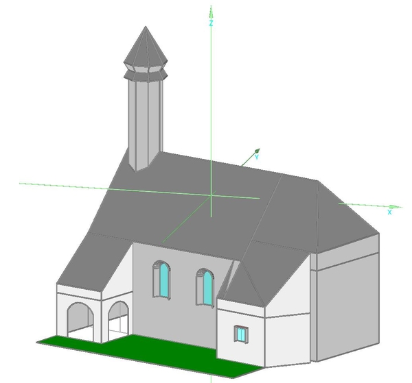 Model of Roggersdorf Church