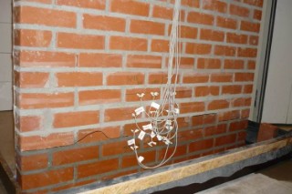 Infiltration of water into an aerated concrete wall