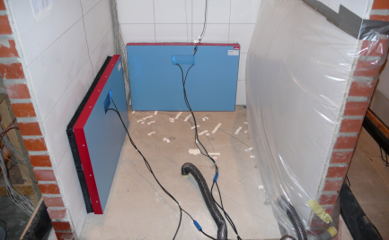 Drying systems for walls and floors Drying systems for walls and floors