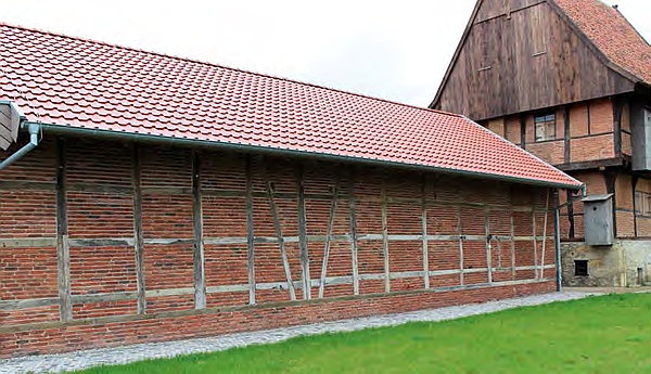 Exterior view of the barn