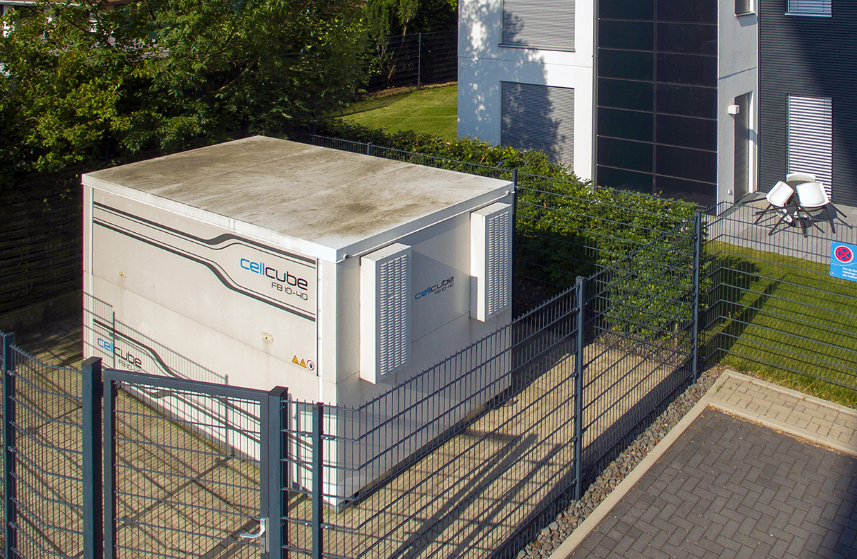 CellCube - central battery storage CellCube - central battery storage