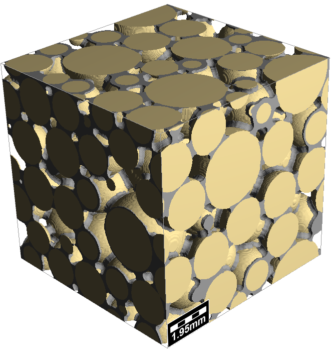 Model of a sound absorber