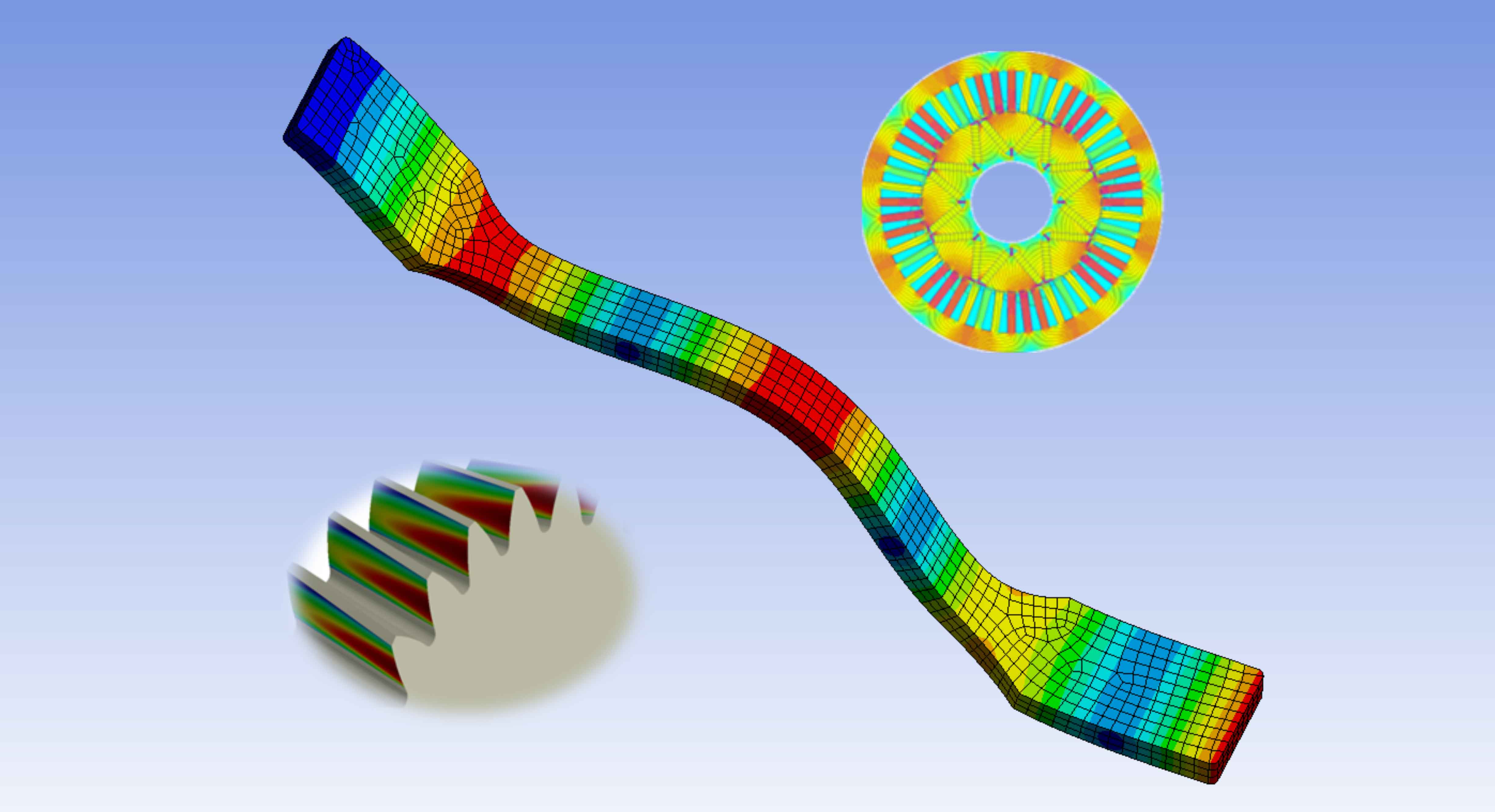 FEM simulation of structure-borne noise